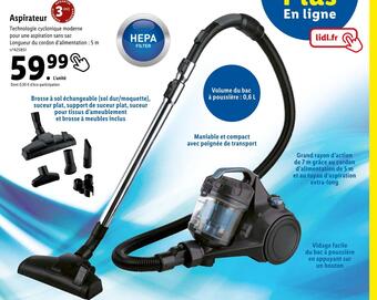 Lidl Silver crest aspirateur offre