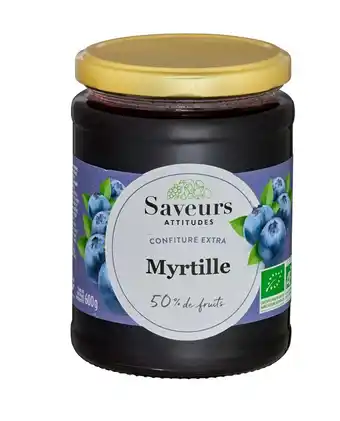 naturéO CONFITURE EXTRA MYRTILLE offre