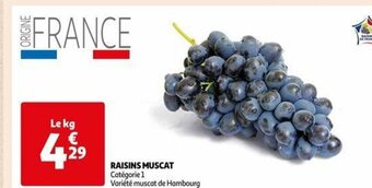 Auchan RAISINS MUSCAT offre
