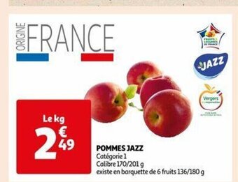 Auchan POMMES JAZZ offre