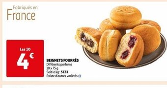 Auchan BEIGNETS FOURRÉS offre