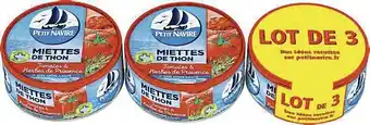 Miettes de Thon à la tomate