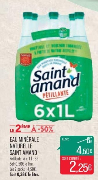 Match EAU MINÉRALE NATURELLE SAINT AMAND offre