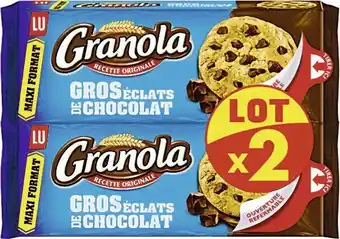 Géant Casino Granola Gros Eclats de Chocolat offre