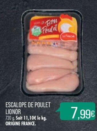 Match ESCALOPE DE POULET offre