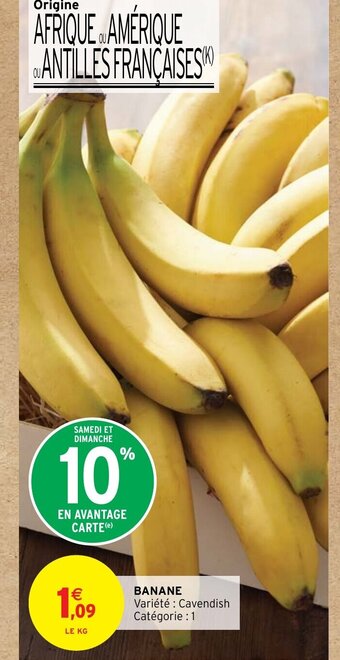 Intermarché Hyper BANANE offre