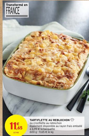 TARTIFLETTE AU REBLOCHON