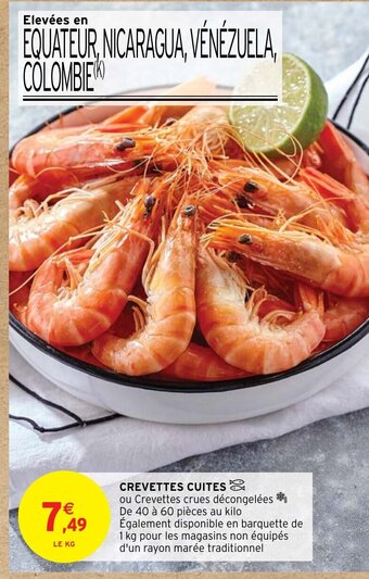 Intermarché Hyper CREVETTES CUITES offre