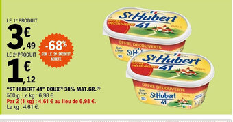 E.Leclerc ST HUBERT 41 DOUX 38% MAT.GR. offre