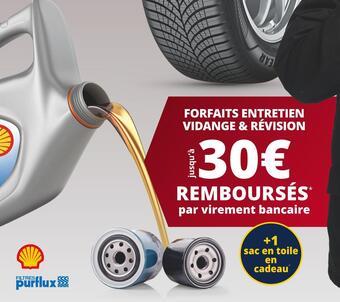 Vulco Purflux / shell forfaits entretien vidange & révision offre