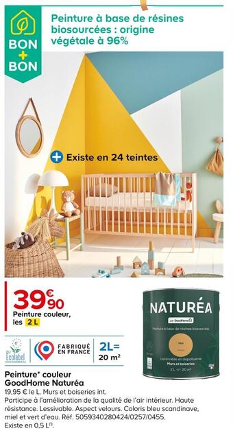 Goodhome peinture* couleur naturéa