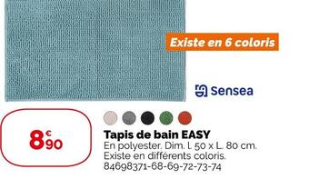 Weldom Sensea tapis de bain easy offre