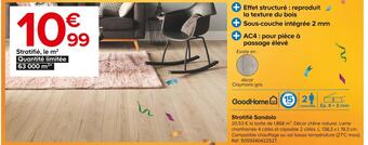 Castorama Goodhome stratifié sandolo offre