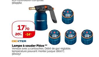 Weldom Dexter lampe à souder piézo offre