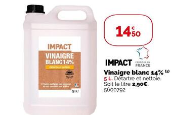 Weldom Impact vinaigre blanc 14% (1) offre
