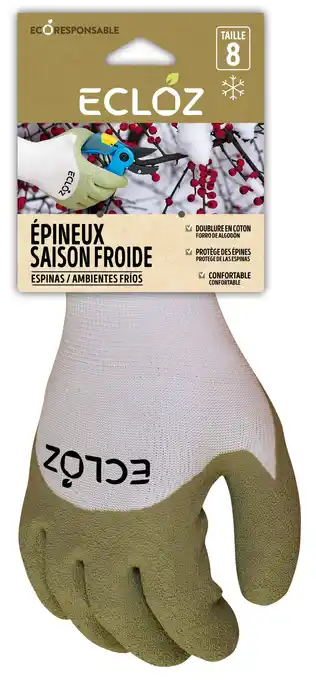 Jardiland Ecloz - gants spécial épineux saison froide taille 07 offre