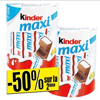 Norma 11 kinder maxi offre