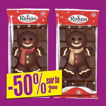 Tablette moulage petit biscuit chocolat