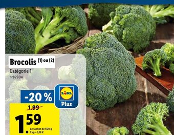 Lidl Brocolis offre