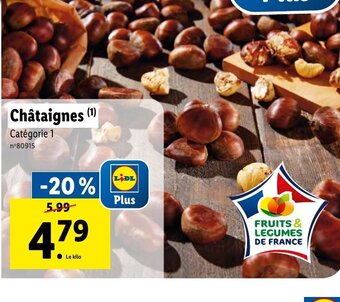 Lidl Châtaignes offre