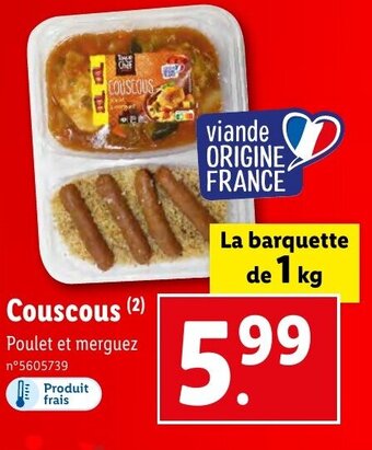 Lidl Couscous offre