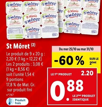 Lidl St Môret offre