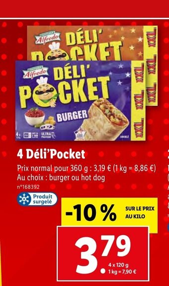 Lidl 4 Déli'Pocket offre