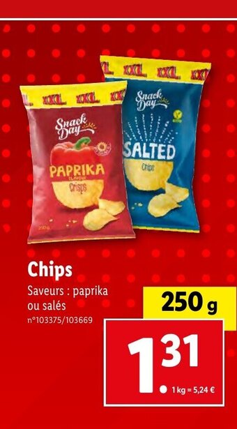 Lidl Chips offre