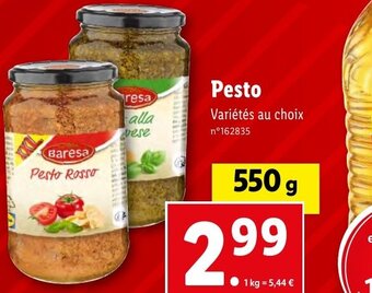 Lidl Pesto offre