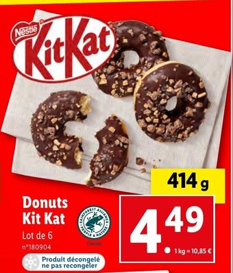 Lidl Donuts Kit Kat offre