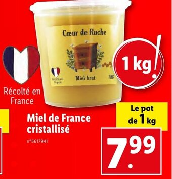 Lidl Miel de France cristallisé offre