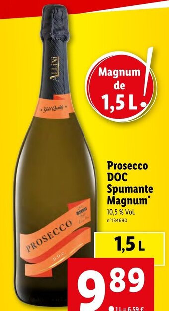 Lidl Prosecco DOC Spumante Magnum* offre