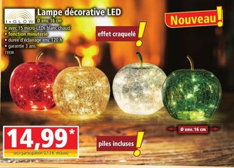 Norma Lampe décorative LED offre