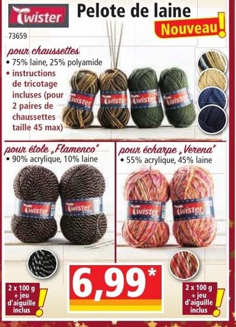 Norma Pelote de laine offre
