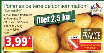 Norma Pommes de terre de consommation offre
