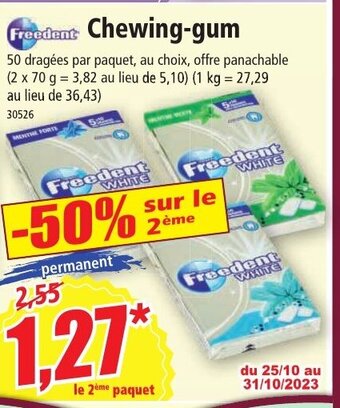 Norma Chewing-gum offre
