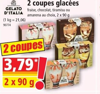Norma 2 coupes glacées offre