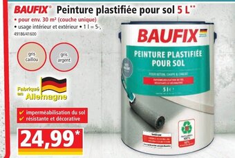 Norma BAUFIX Peinture plastifiée pour sol offre