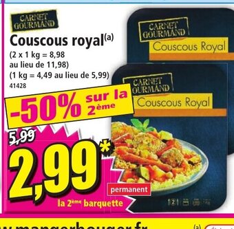 Norma Couscous royal offre