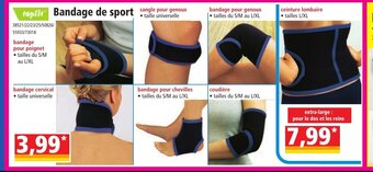 Norma Bandage de sport offre
