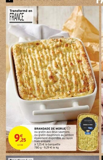 Intermarché Hyper BRANDADE DE MORUE offre