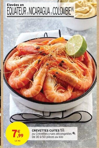 Intermarché Hyper CREVETTES CUITES offre