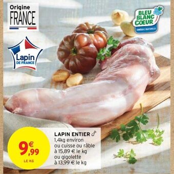 Intermarché Hyper LAPIN ENTIER offre