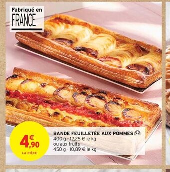 Intermarché Hyper BANDE FEUILLETÉE AUX POMMES offre