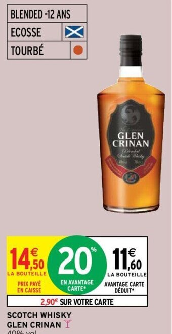 Intermarché Hyper SCOTCH WHISKY offre