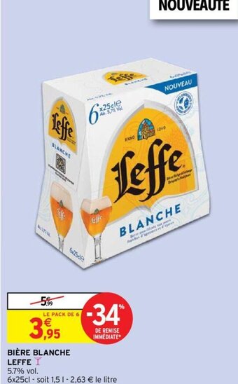 Intermarché Hyper BIÈRE BLANCHE LEFFE I offre
