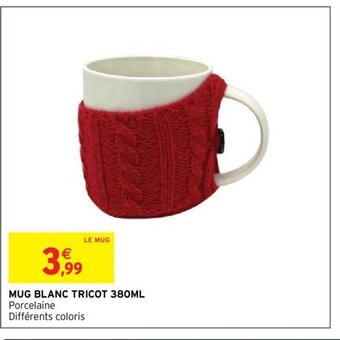 MUG BLANC TRICOT 380ML