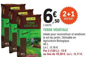 E.Leclerc Jardi TERRE VÉGÉTALE offre