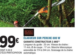 E.Leclerc Jardi ÉLAGUEUR SUR PERCHE 800 W offre