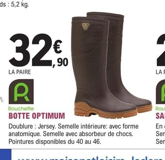 BOTTE OPTIMUM